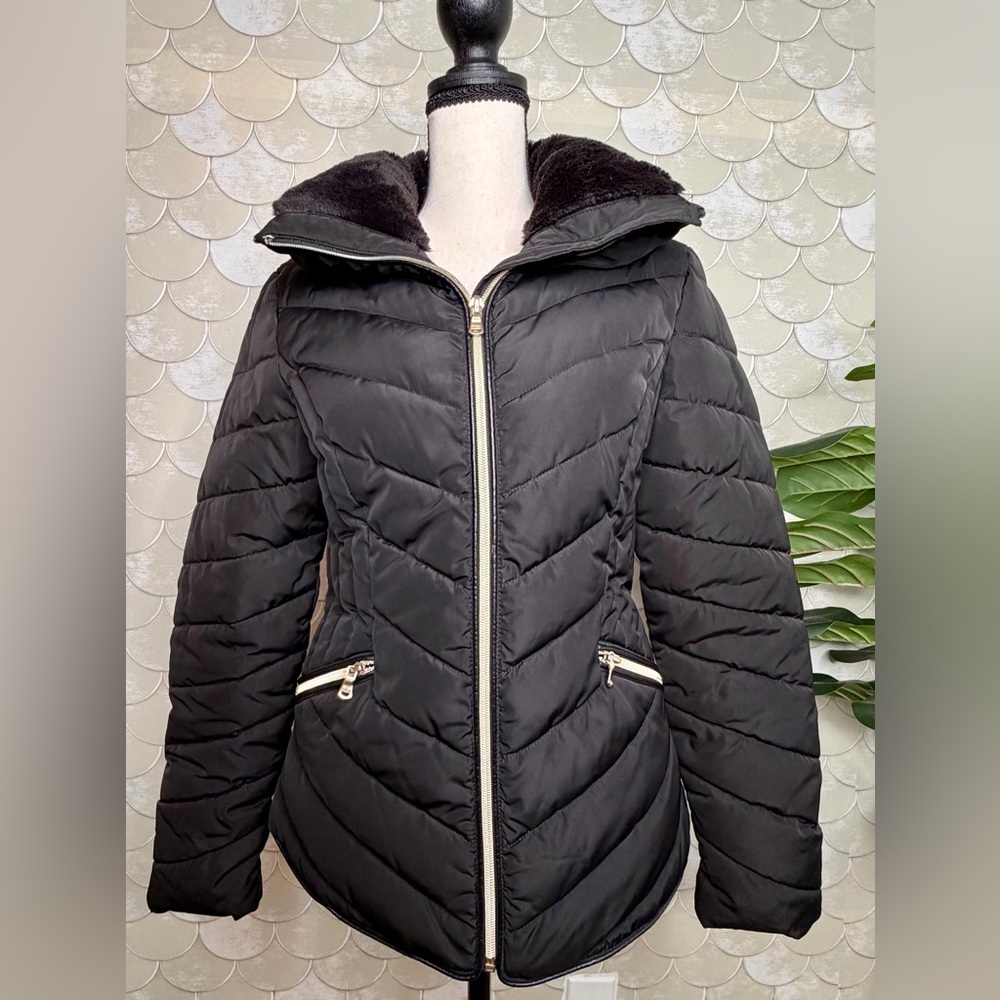Guess Black Quilted Jacket